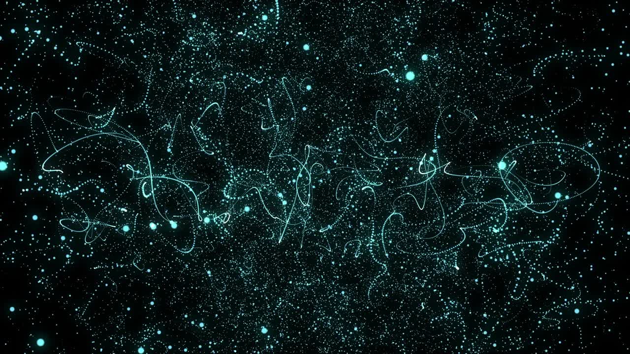 Abstract Nebula Fractal Background. 4K Video.