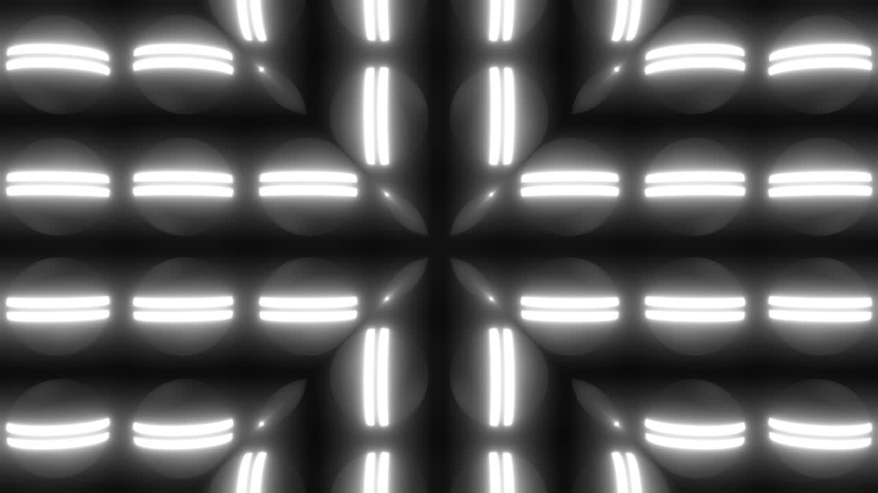 Abstract Neon Geometric Pattern