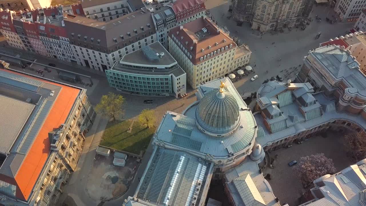 vista aérea de dresde, alemania