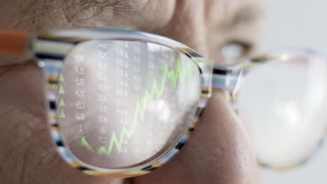 market-chart-green-trend-up-in-glasses-wearing-old-senior-business-woman-in-futuristic-holographic-animation