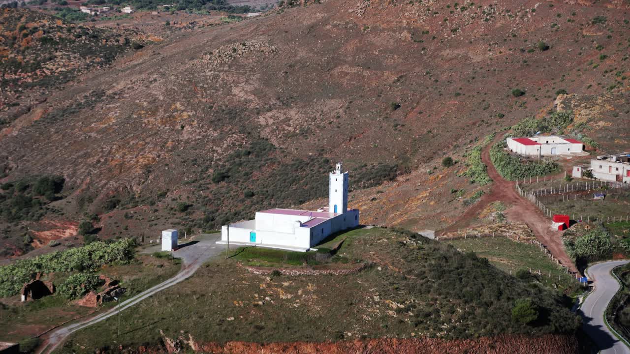 vista de las montañas y la zona forestal en el norte de marruecos, áfrica