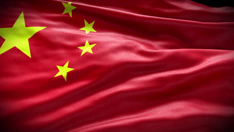 video de la bandera de china bandera de china en 3d, video de bandera de china en 3d ondeando