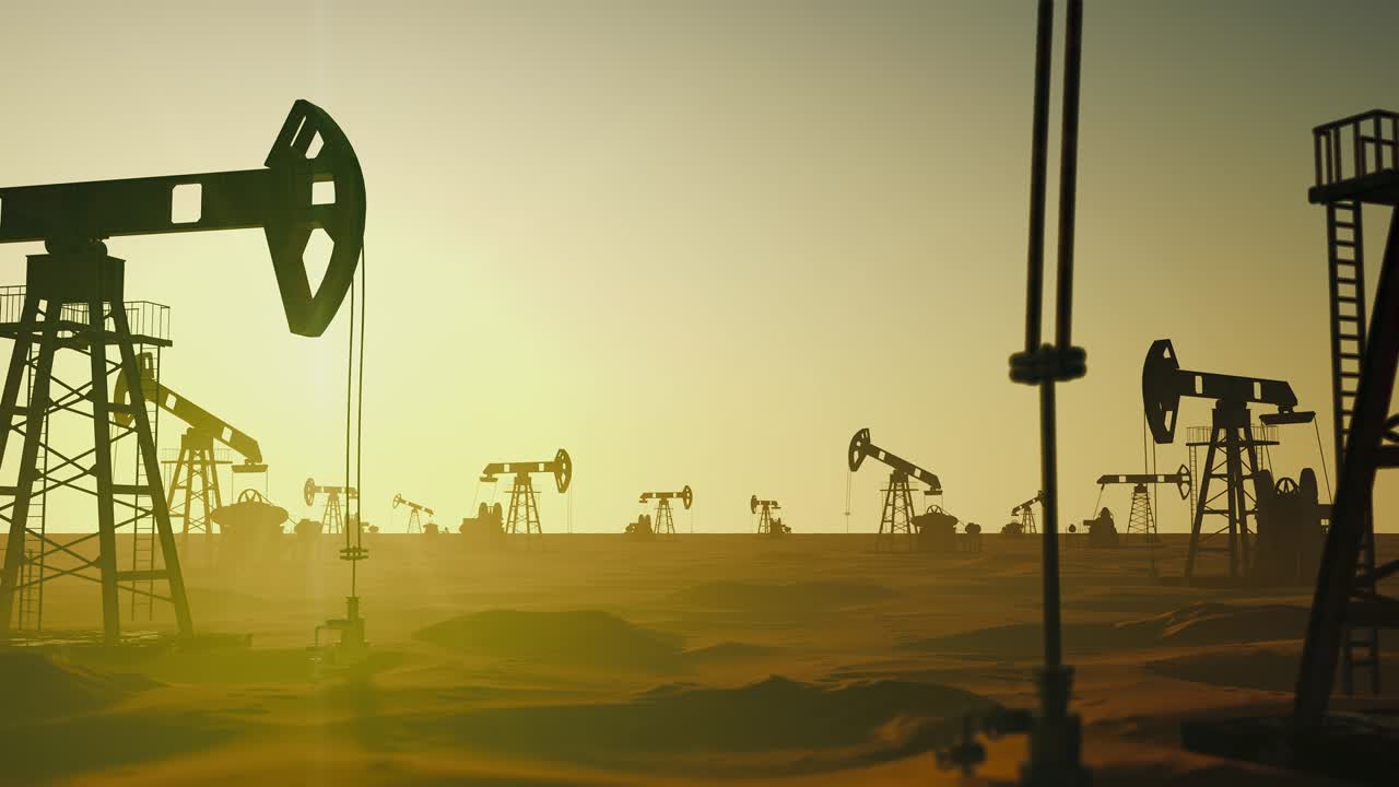 ecología global fábrica de gasolina bombeo de petróleo en la etapa de fabricación campo de petróleo