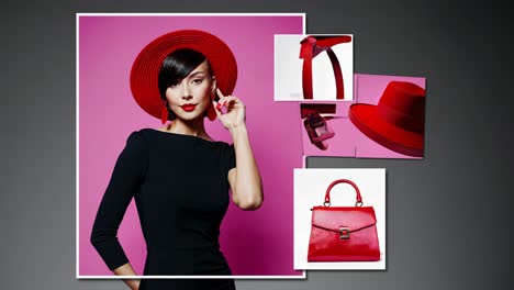 red fashion collection