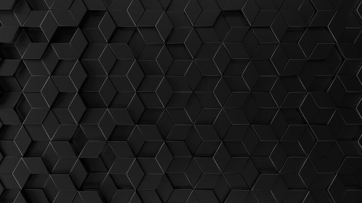 Abstract black geometric background