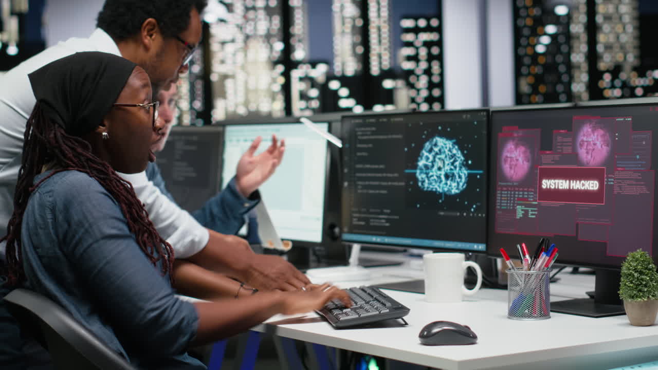 Developers Discover System Hacked Alert While Working on Computers