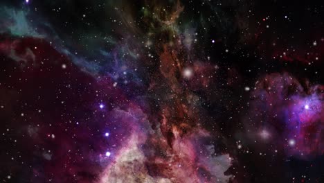 universo oscuro y nubes nebulosas