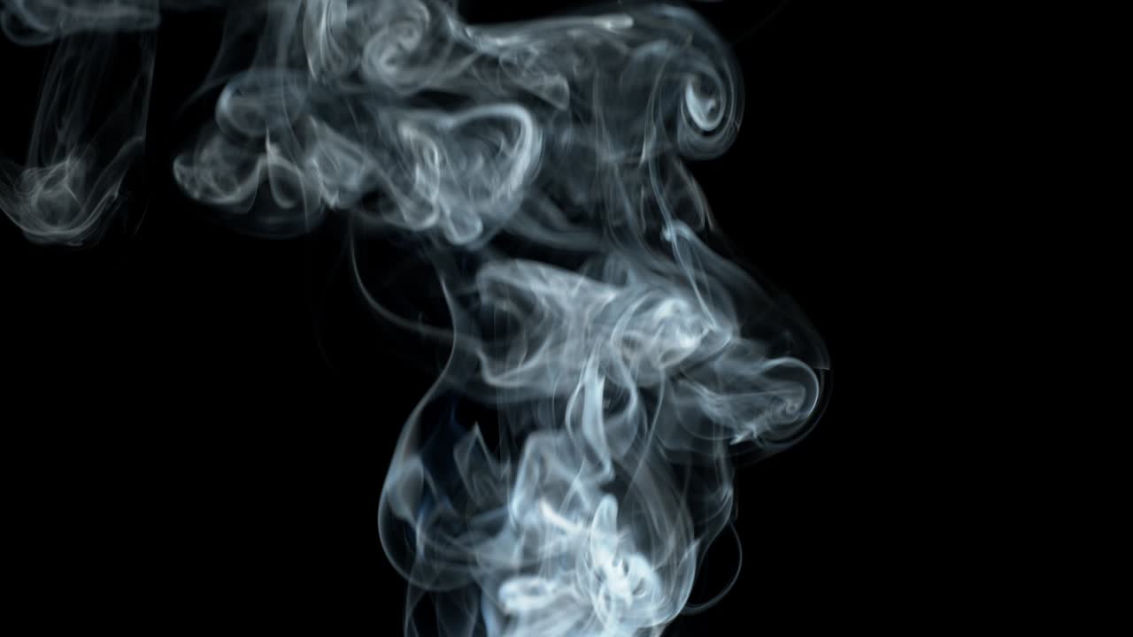 imágenes abstractas creadas por el humo.