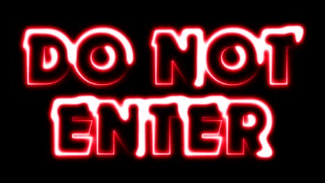 do not enter title text - neon animation effect - black screen - illustration - loop ready in 4k resolution