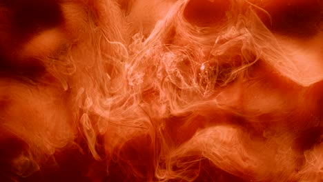 paint burst transition orange glitter fume flow