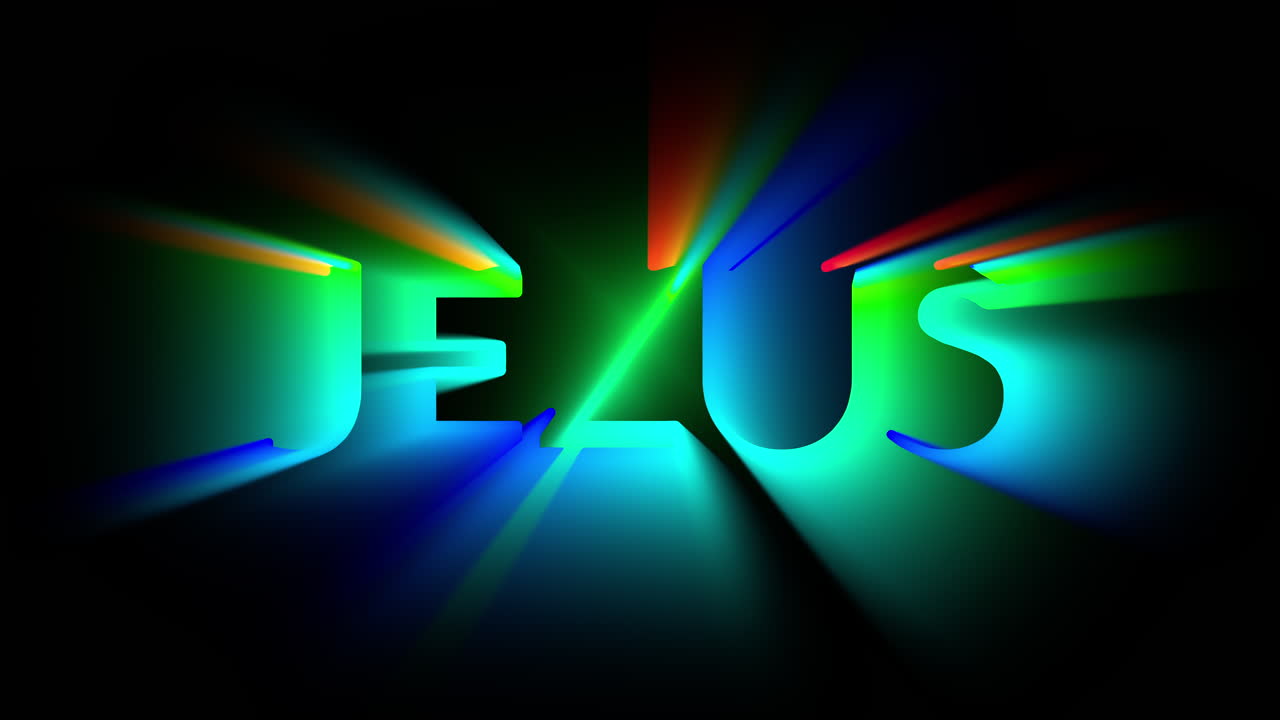 원활한 루프 서치라이트 애니메이션 jezus 20초 폴란드어 및 네덜란드어