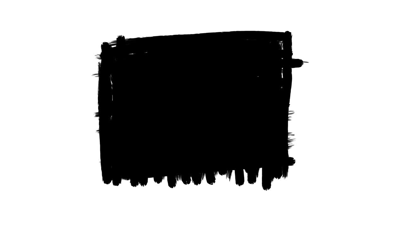 프레임 - 추상적인 페인트 브러쉬 스트로크, 과도기 패크, 손으로 그린 텍스처