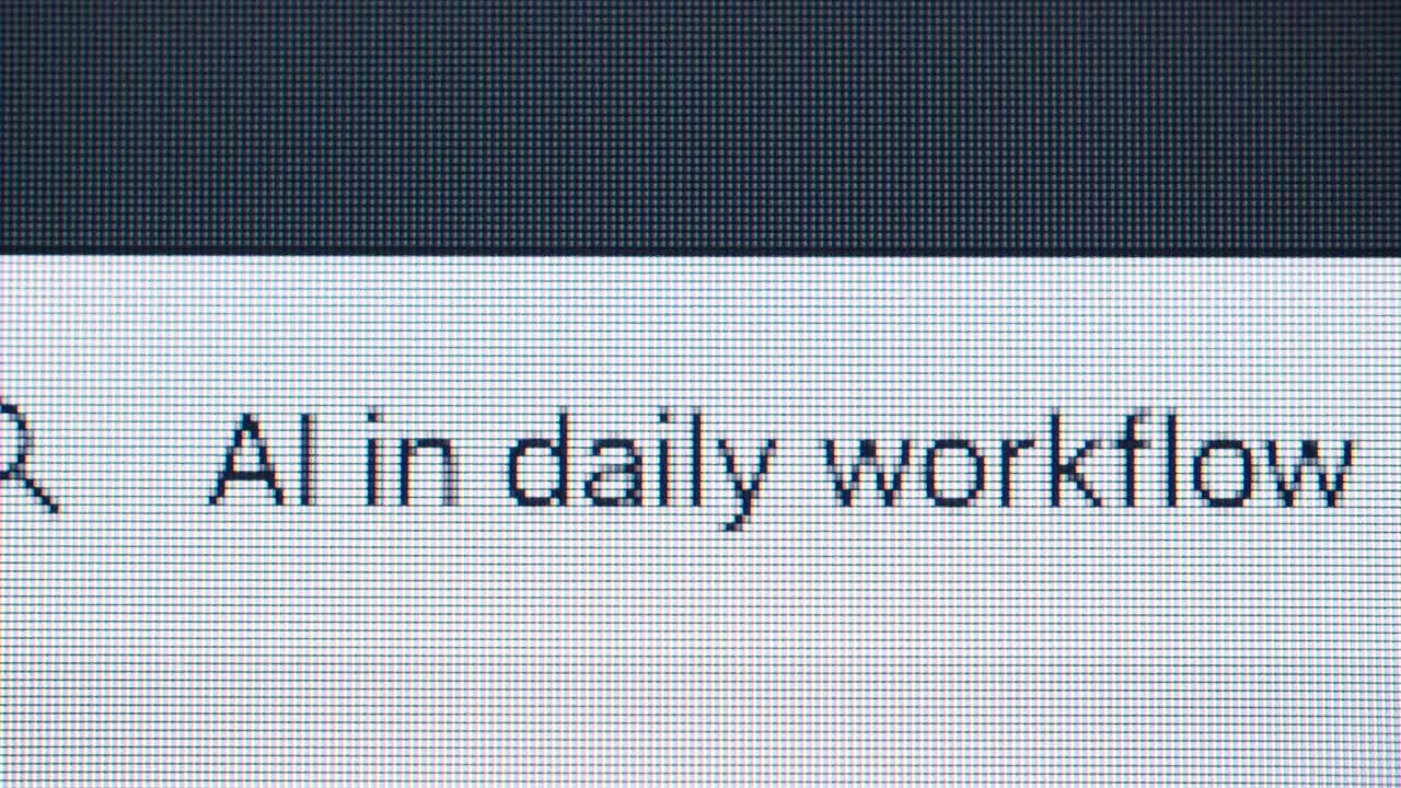 AI in daily workflow search