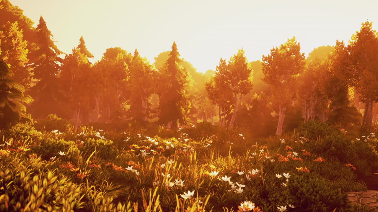 восход солнца в туманное утро