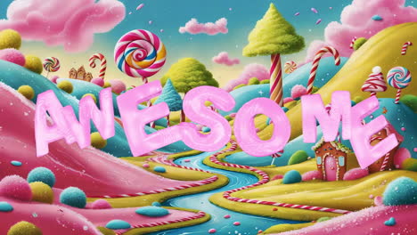 awesome candy land dreamscape