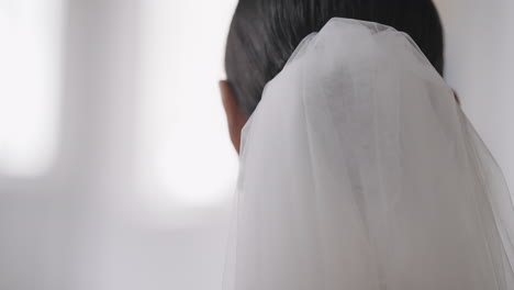 bride at a wedding ceremony