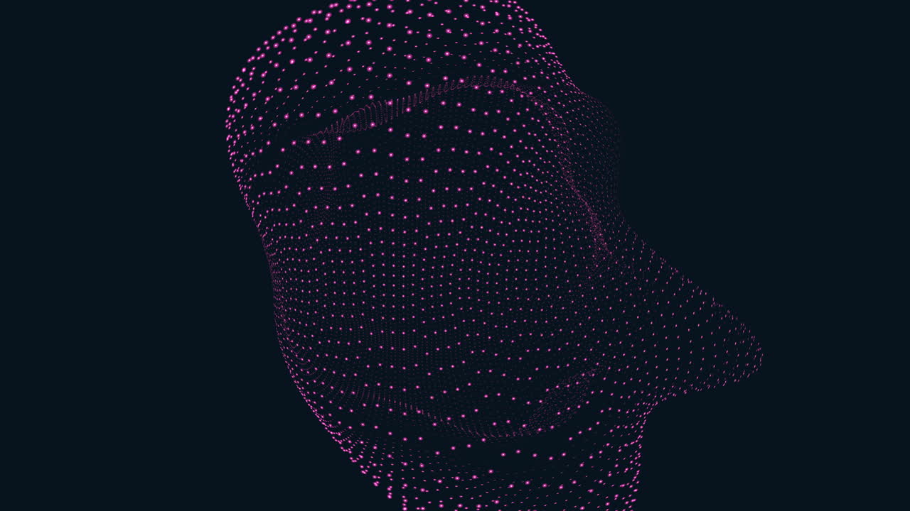 spirale dinamica di punti movimento e flusso in un modello circolare
