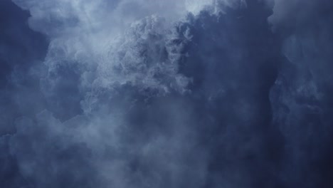 thunderstorm, pov of dark and light clouds