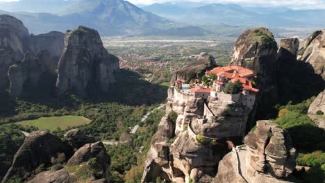 Meteora-Griechenland-Luftdrohnenaufnahme