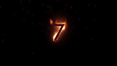 Number-7-appearing-in-fire