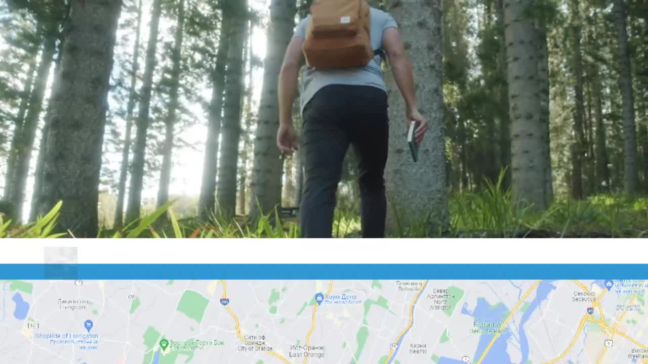 Dune Buggy, Hiking and Map Visuals