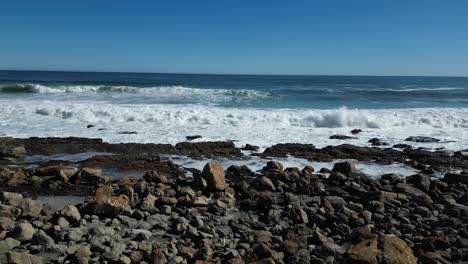 waves along the atlantic coastline