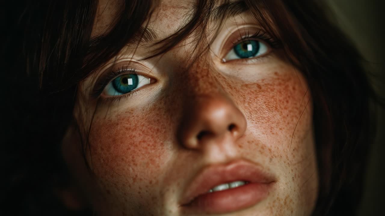 A Close-Up Study of Emotion: Transitioning from Serenity to Intensity in Human Expression Captured Through Two Frames