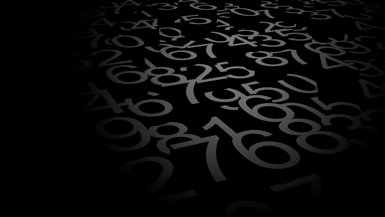 de los números de fondo