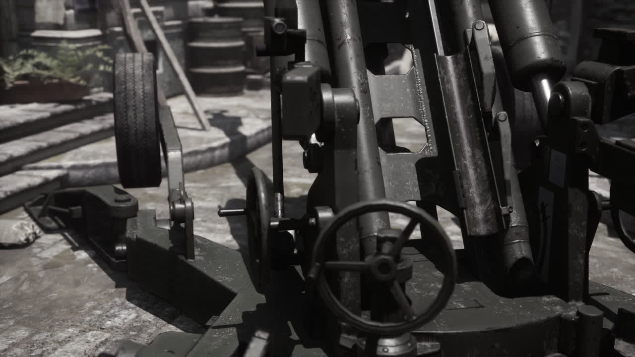 пушечная пушка в городе