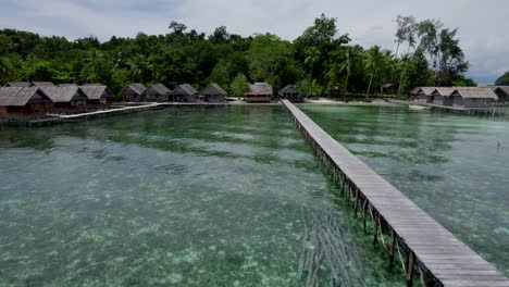 Raja-Ampat-aerial-of-the-beach-and-reef-on-a-hot-sunny-day