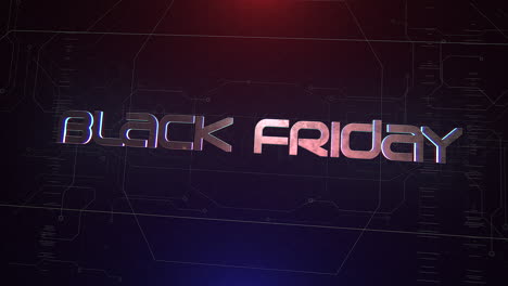 Animation-intro-text-Black-Friday-and-cyberpunk-animation-background-with-computer-matrix-and-grid