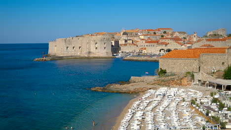 Casco-Antiguo-De-Dubrovnik,-Dalmacia,-Croacia