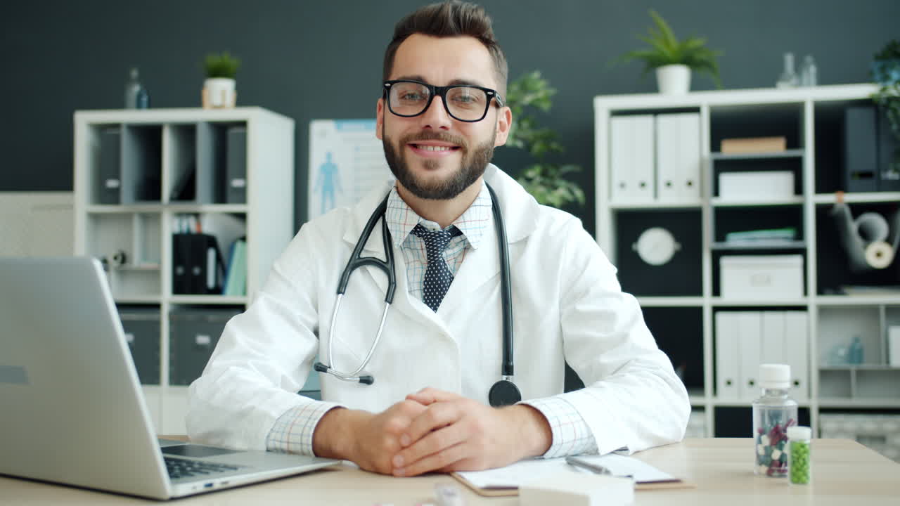Doctor in Office Portrait