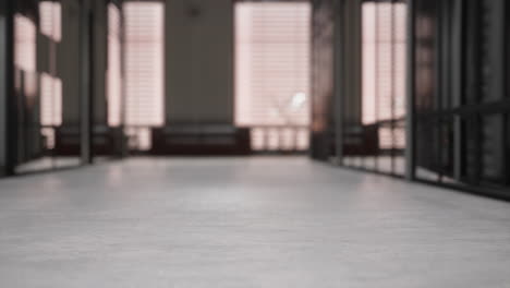 Interior of modern empty office building