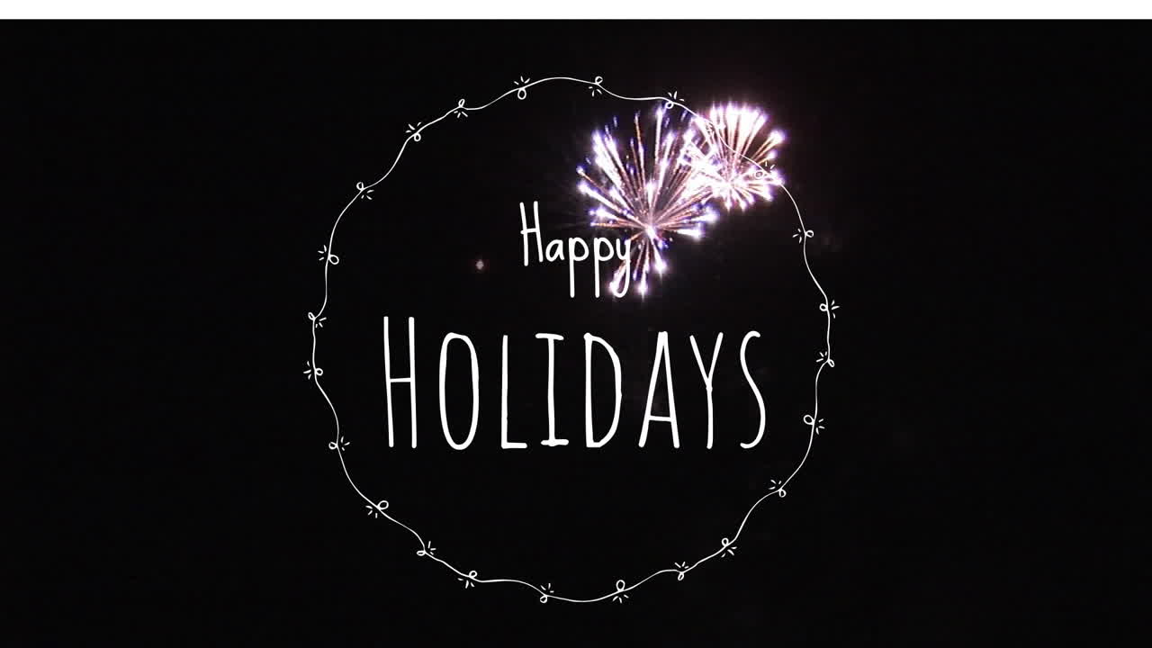 feliz fiesta contra los fuegos artificiales 4k