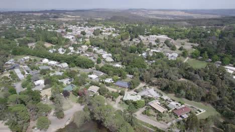 beechworth - pintoresca ciudad minera de oro en el pintoresco campo de victoria en australia