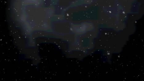 animation of multiple white specks moving on black background