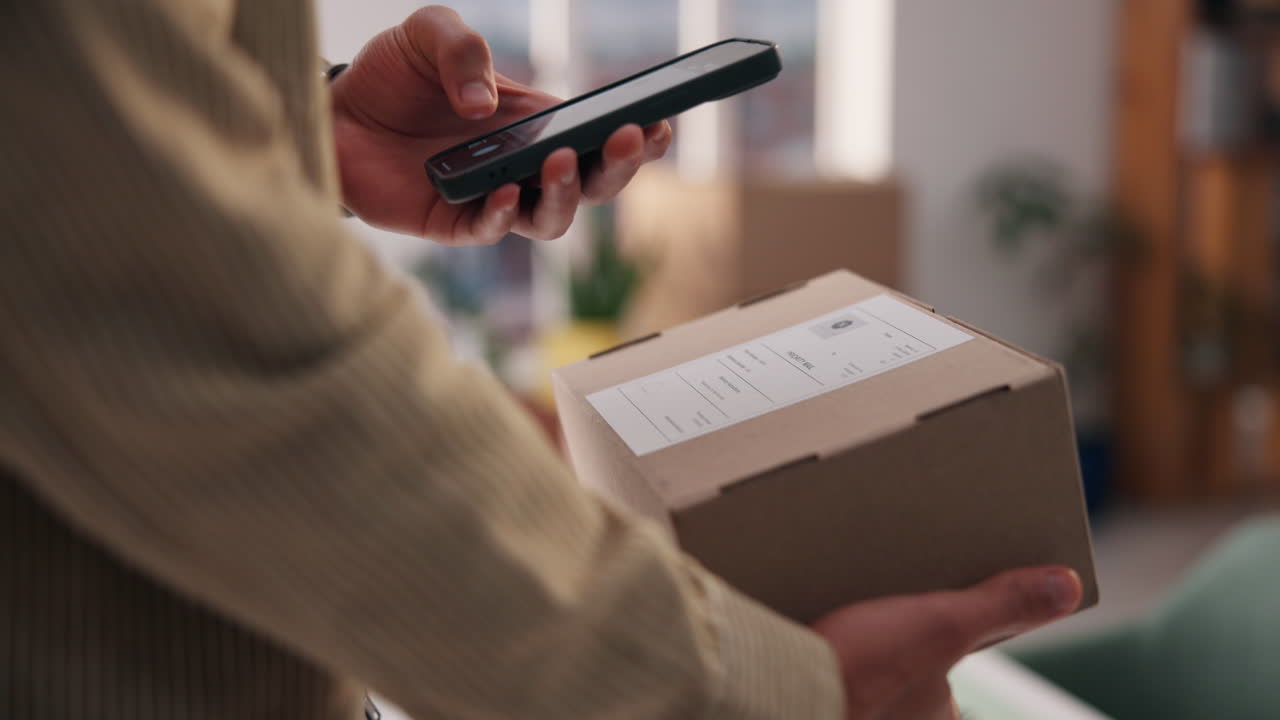 Escanear un paquete para su entrega