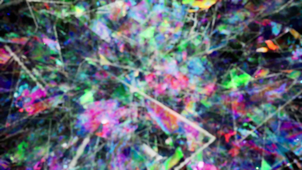 추상적인 다채로운 기하학적 선 패턴 배경