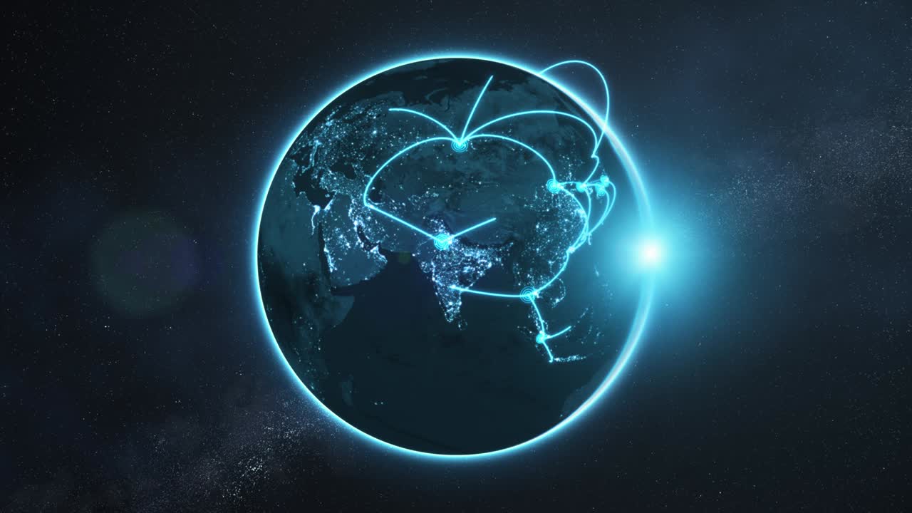 글로벌 네트워크 루프 - 블루 나이트 지구 버전