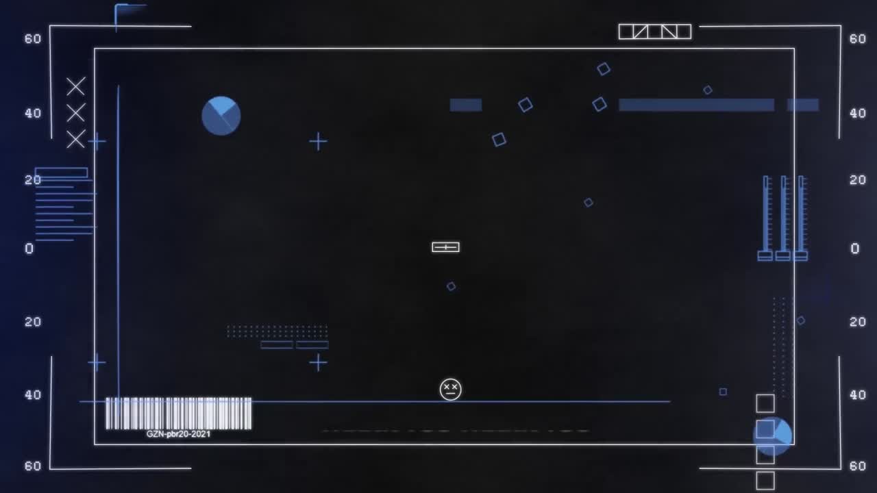 스 스캔 및 데이터 처리의 애니메이션