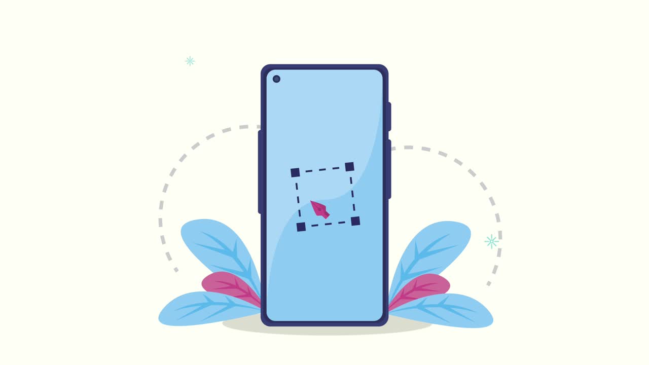 스마트 폰 장치로 창의적 인 과정