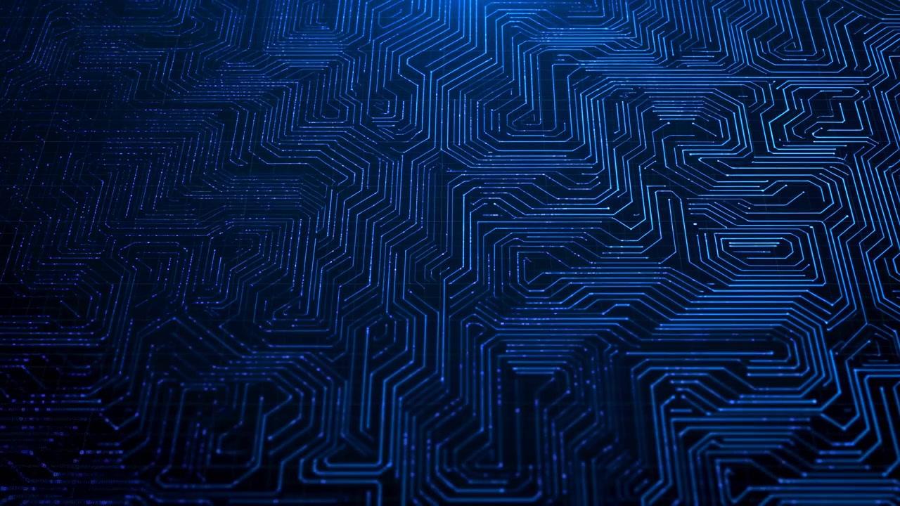 A neutral digital background with blue tones serves as a clean and modern backdrop for the static display of logos and branding elements. This setting provides ample copyspace for text.