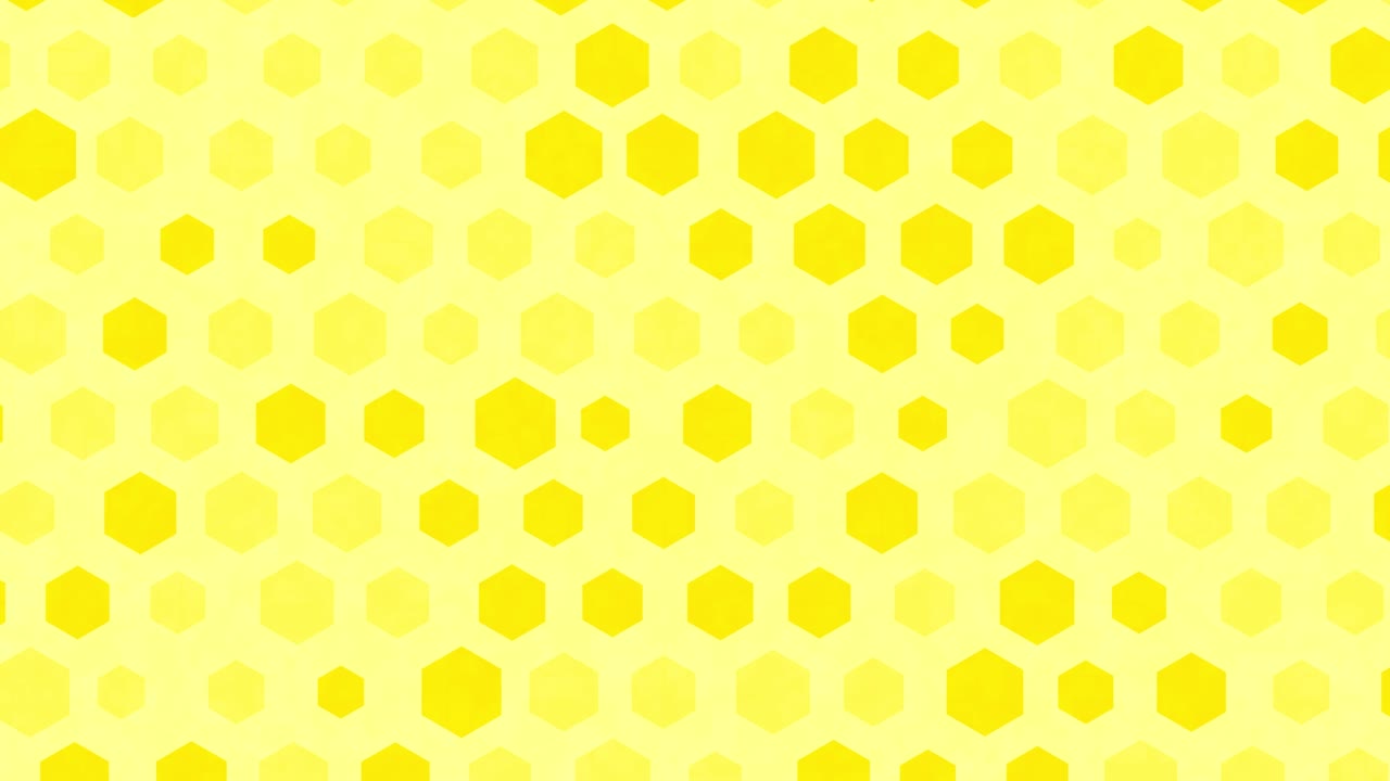 los puntos amarillos se mueven en el fondo.