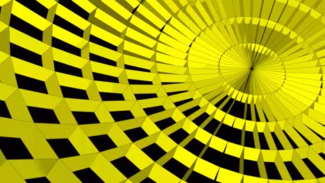 geometric abstract 3d animation. animated background in cartoon sketch style. spinning pattern.