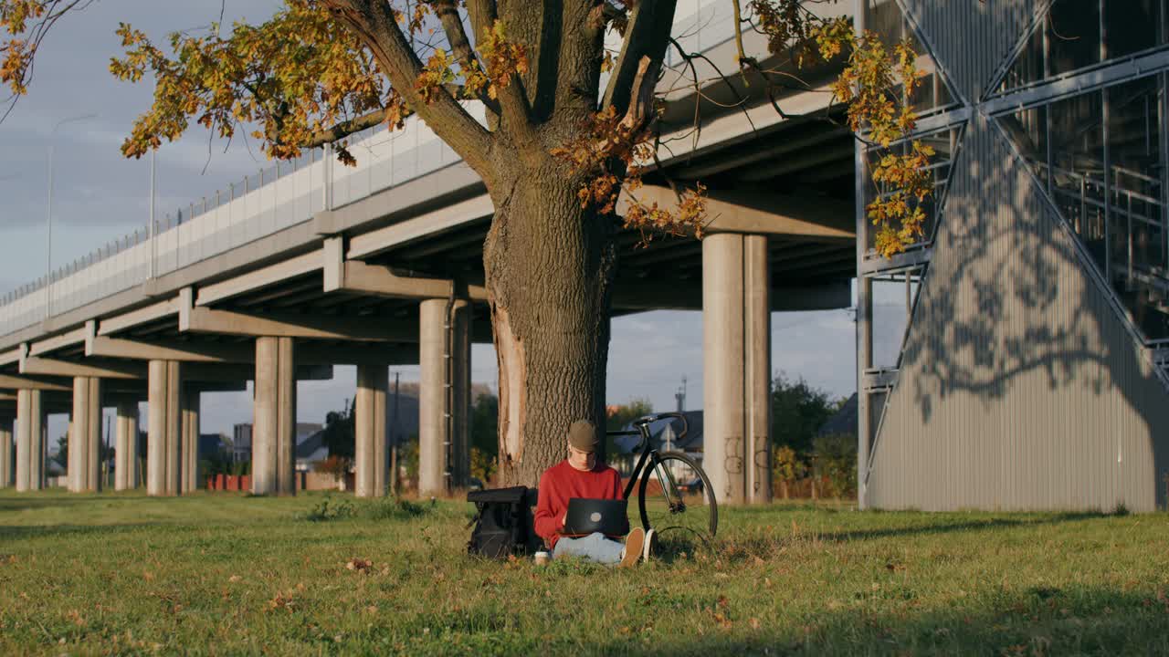 도시 야외 작업 세션
