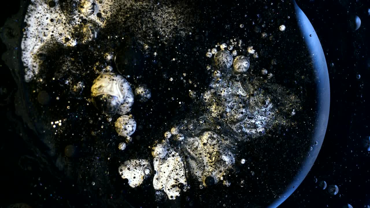 fondo de burbujas de aceite líquido abstracto