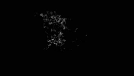 4k explosion animation on black background