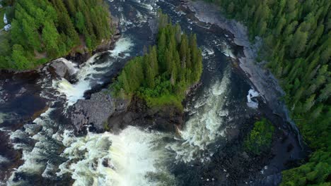 Ristafallet-waterfall-in-the-western-part-of-Jamtland-is-listed-as-one-of-the-most-beautiful-waterfalls-in-Sweden.