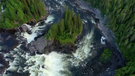 ristafallet waterfall in the western part of jamtland is listed as one of the most beautiful waterfalls in sweden.